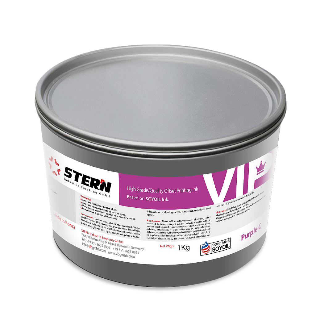 Stern VIP Offset Pantone Ink Purple C